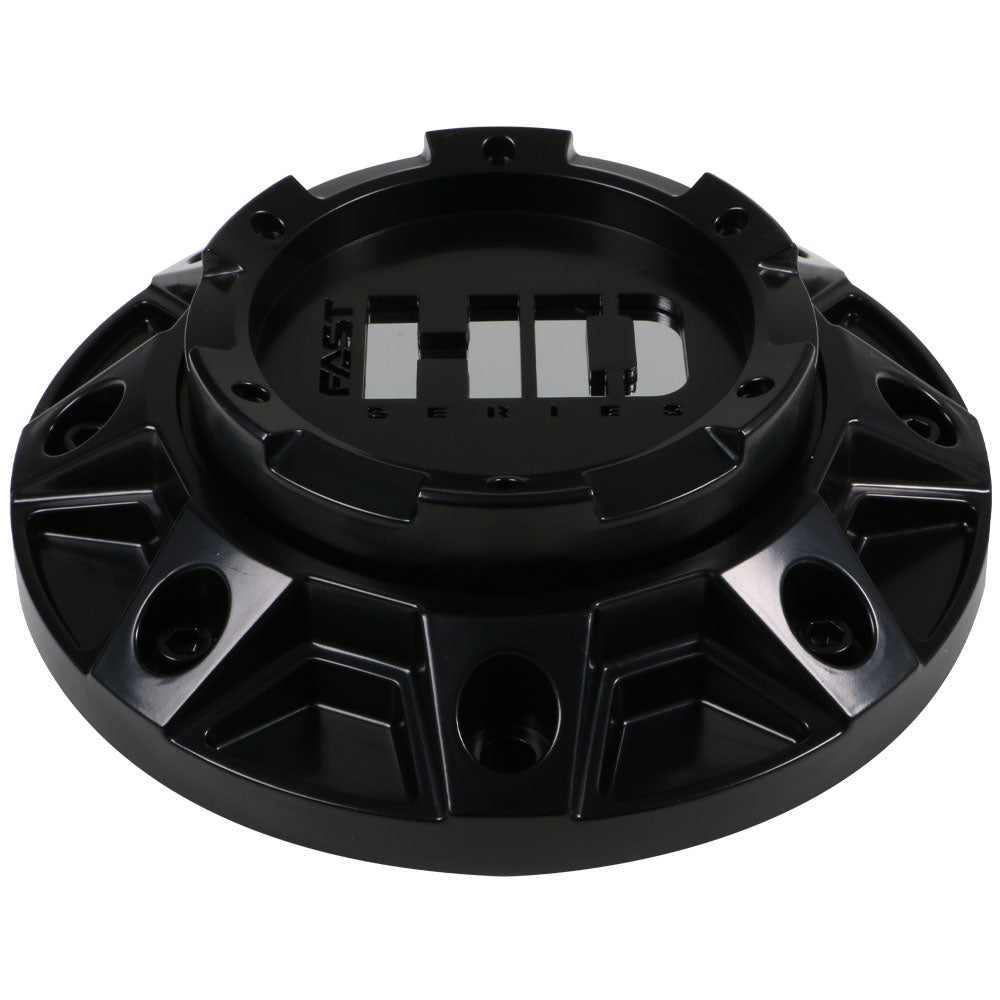 Satin Black Cap Fast HD Series Logo