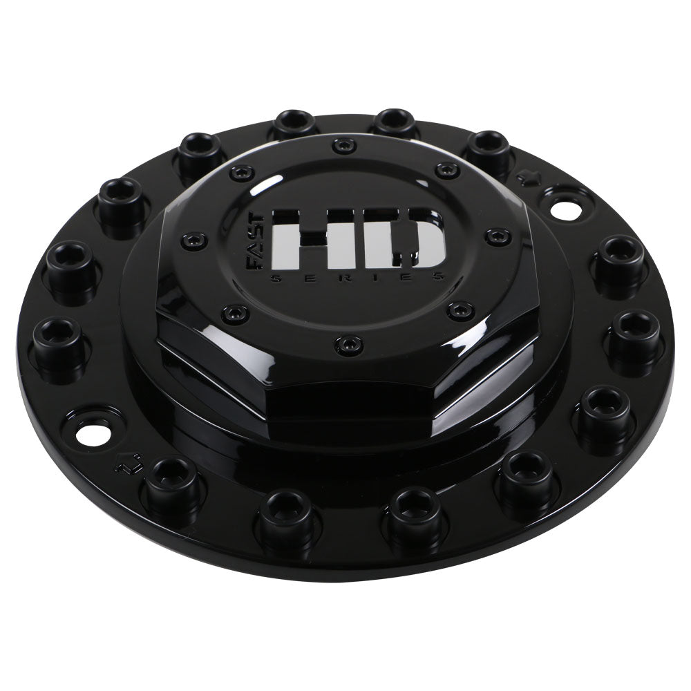 Black Cap With Black Hardware And Chrome Fast HD Series Logo