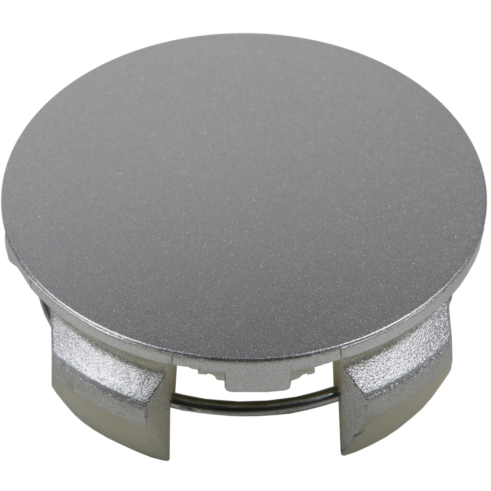 Metallic Silver Cap