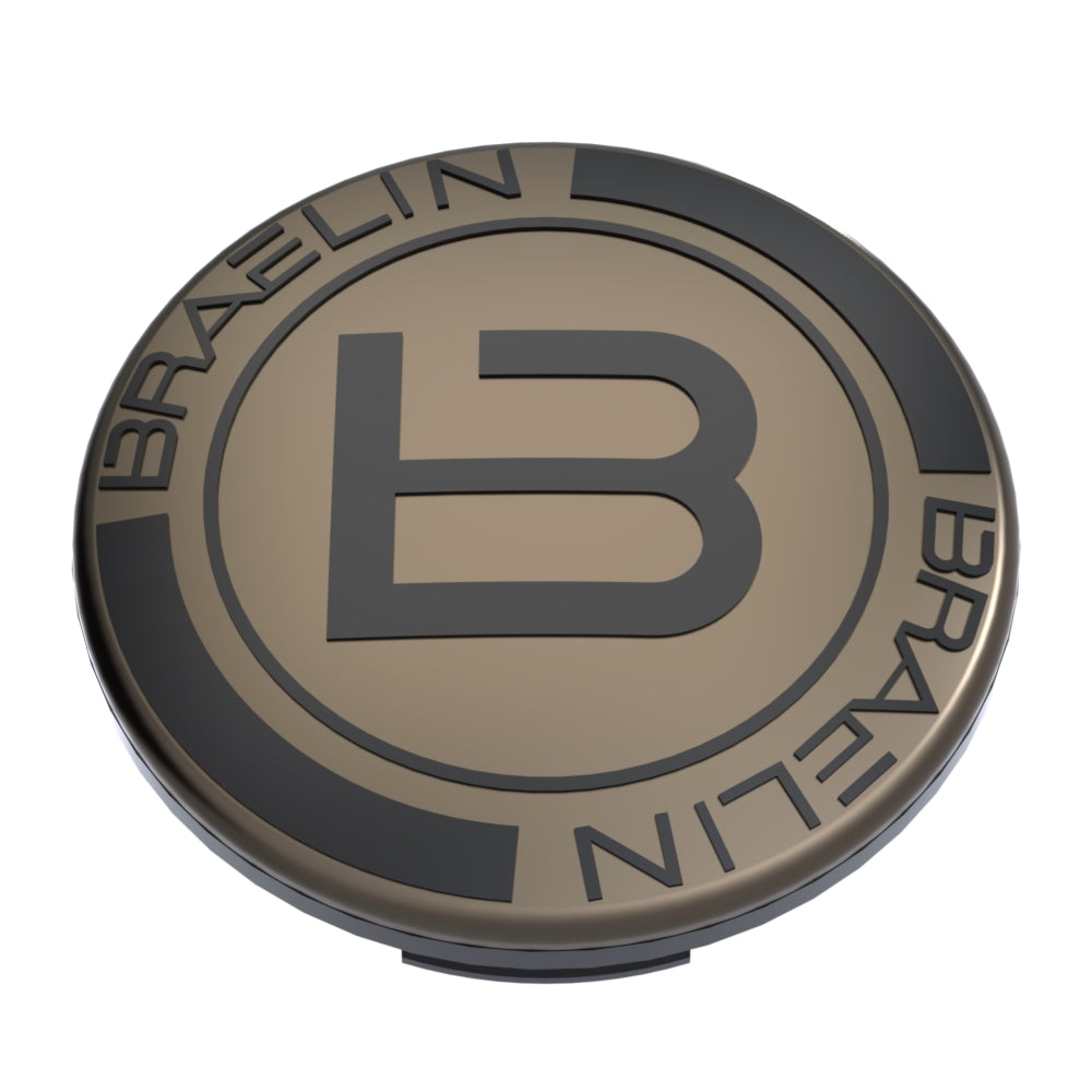 Bronze Cap With Black Braelin Crest - Dome