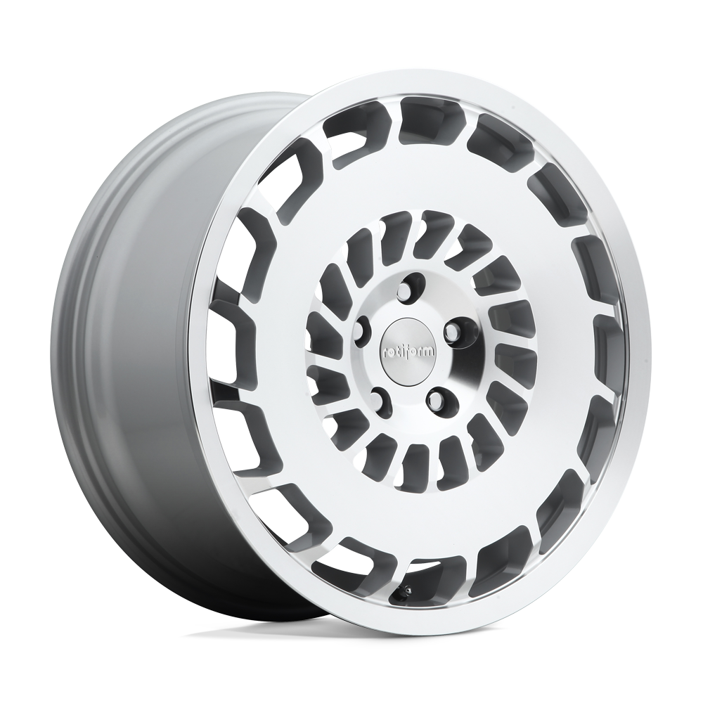 Rotiform R135 CCV GLOSS SILVER MACHINED Wheel 19x8.5 5X112mm +45 66.56mm