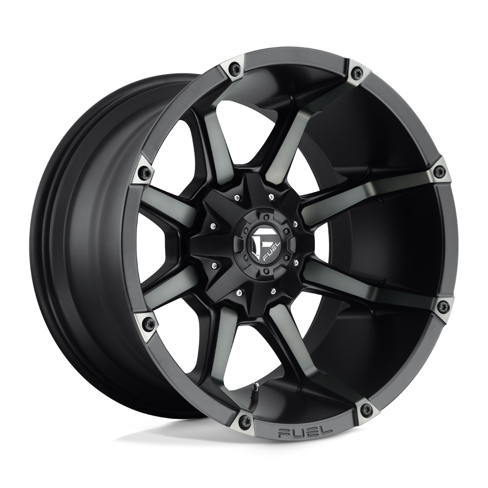 Fuel 1PC D556 COUPLER MATTE BLACK DOUBLE DARK TINT Wheel 20x9 6X135mm +14 106.4mm
