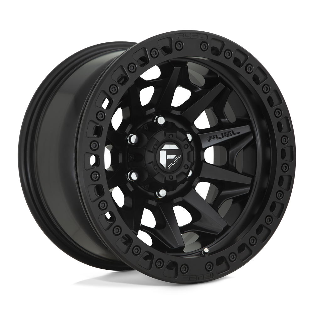 Fuel 1PC D114 COVERT BEADLOCK MATTE BLACK Wheel 17x9 5X127mm -38 71.5mm