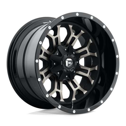 Fuel 1PC D561 CRUSH GLOSS MACH DOUBLE DARK TINT Wheel 18x9 5X114.3/5X127mm +1 78.1mm