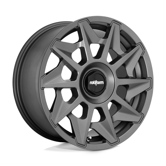 Rotiform R128 CVT MATTE ANTHRACITE Wheel 18x8.5 5X100/5X112mm +35 66.56mm