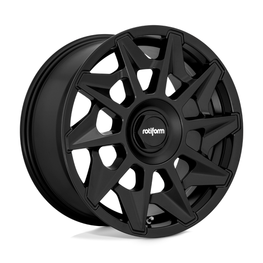 Rotiform R129 CVT MATTE BLACK Wheel 18x8.5 5X100/5X112mm +35 66.56mm