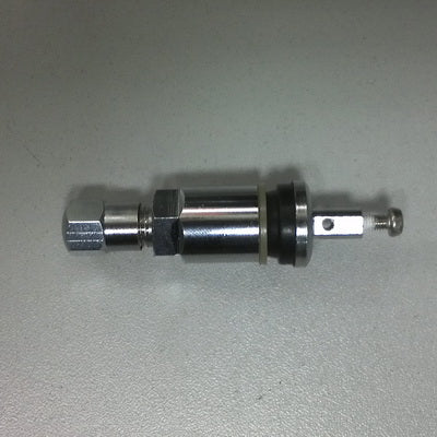 Chrome Replacement TPMS Valve Stems (Conversion Snap-in To Screw-on) (200 PSI max. pressure)