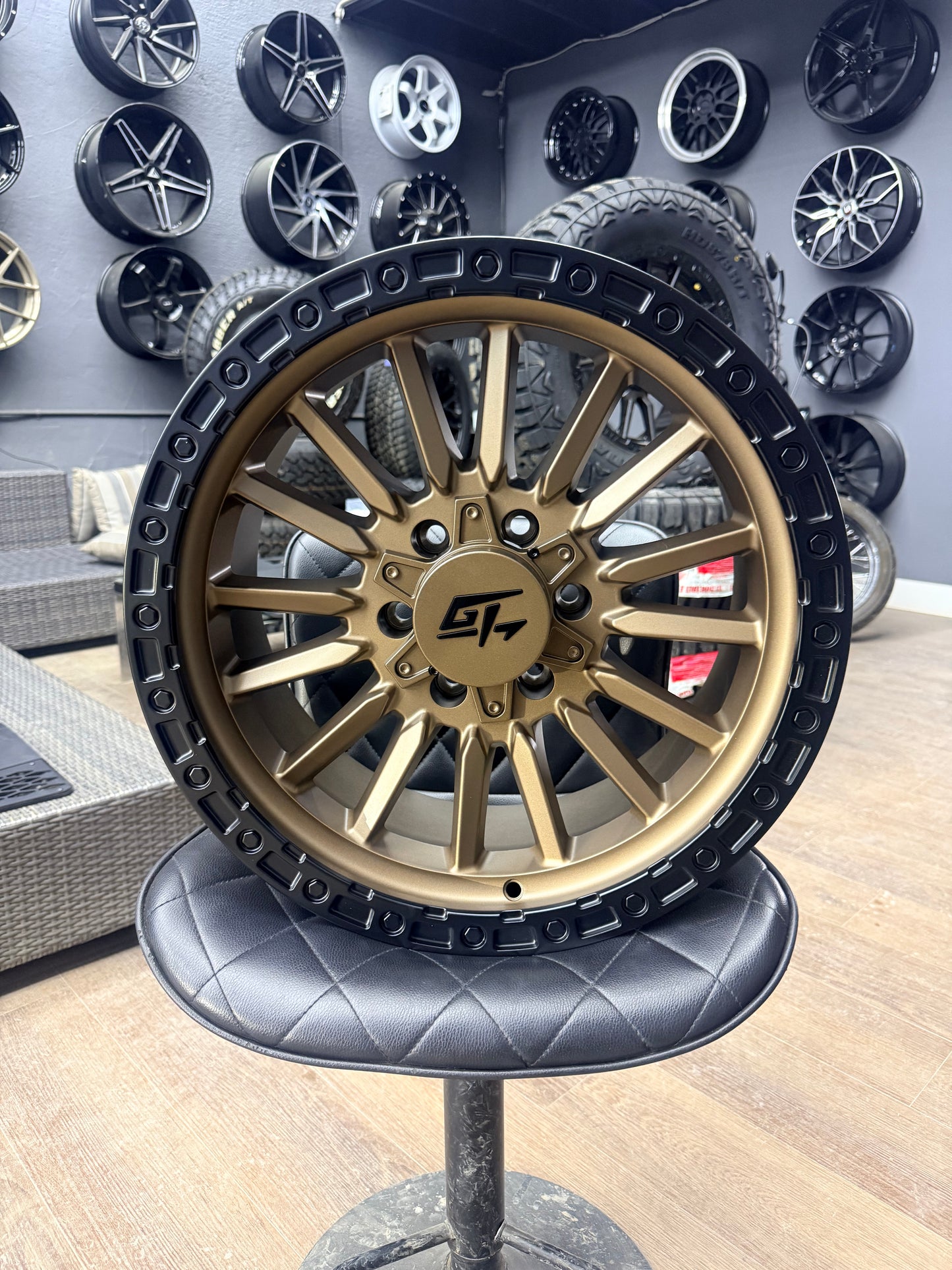 GT OFF-ROAD CHAMBER MATTE BRONZE 18X9 +12 6X135 / 6X139.7 106.1cb