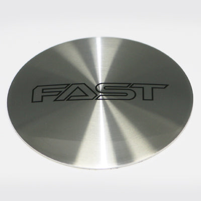 Machine Emblem With Black Outline (FAST) Logo - Dome