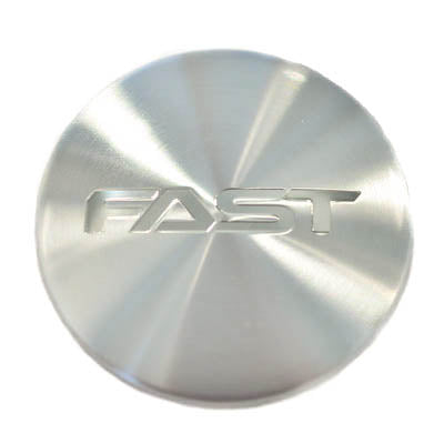 Machined Emblem With Chrome (FAST) Logo - Dome