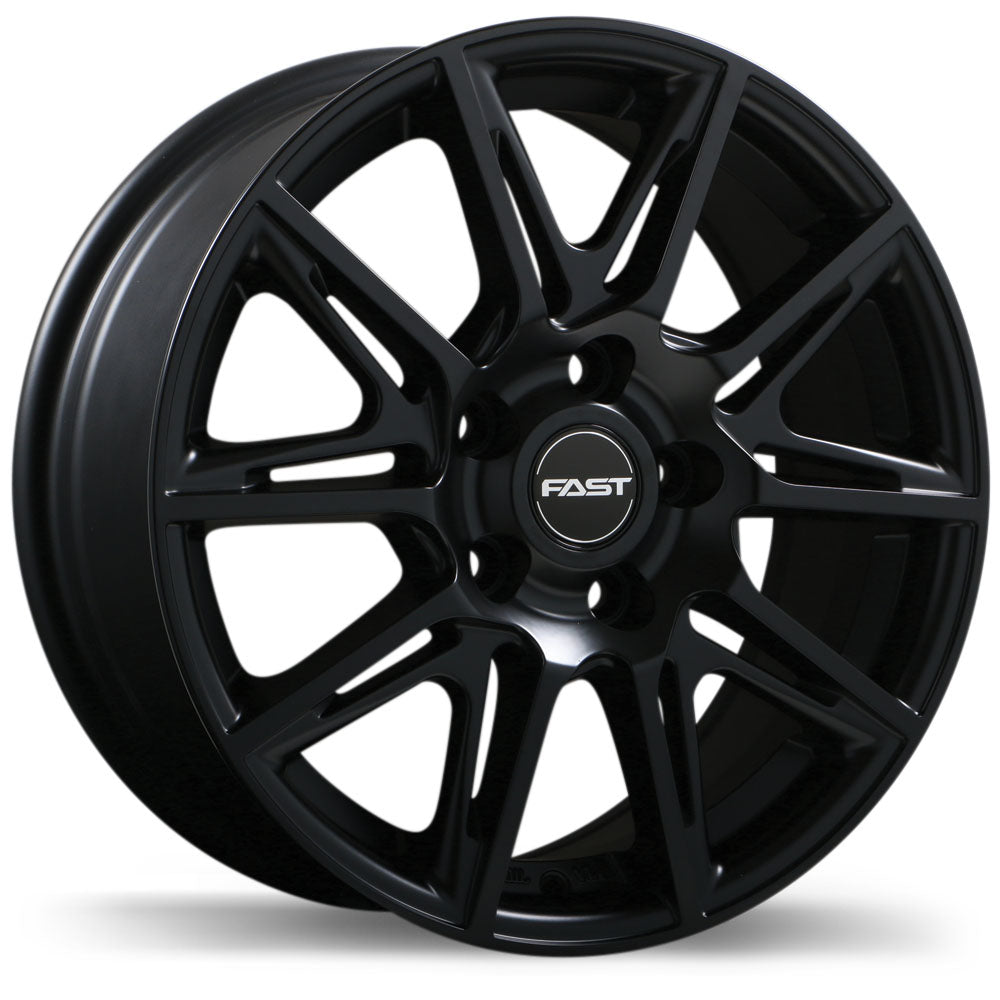 Fast Wheels Switch Satin Black Wheel 16x6.5 5X114.3mm +42 67.1mm