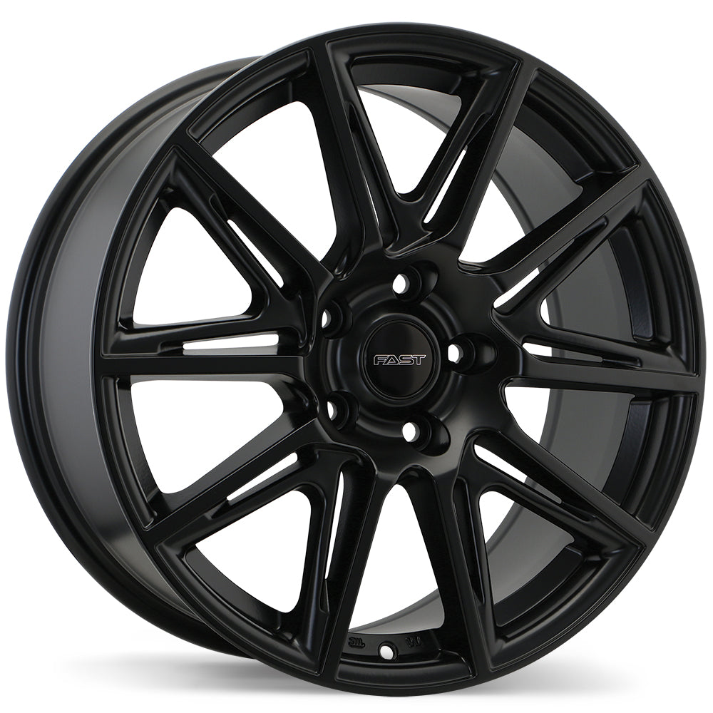 Fast Wheels Switch Satin Black Wheel 17x7.5 5X114.3mm +45 67.1mm