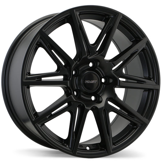 Fast Wheels Switch Satin Black Wheel 17x7.5 5X114.3mm +45 64.1mm