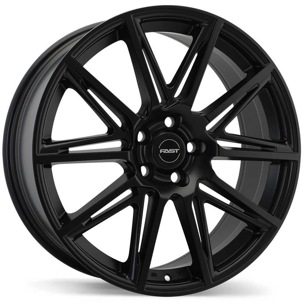 Fast Wheels Switch Satin Black Wheel 19x8.0 5X114.3mm +35 66.1mm