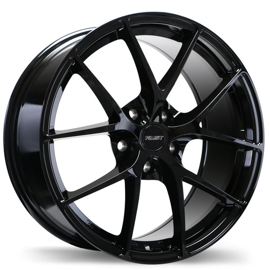Fast Wheels Innovation Gloss Black Wheel 18x8.0 5X112mm +42 66.5mm