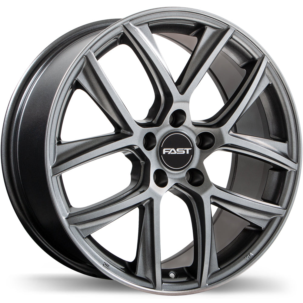 Fast Wheels Tactic Titanium Wheel 17x7.5 5X114.3mm +40 64.1mm