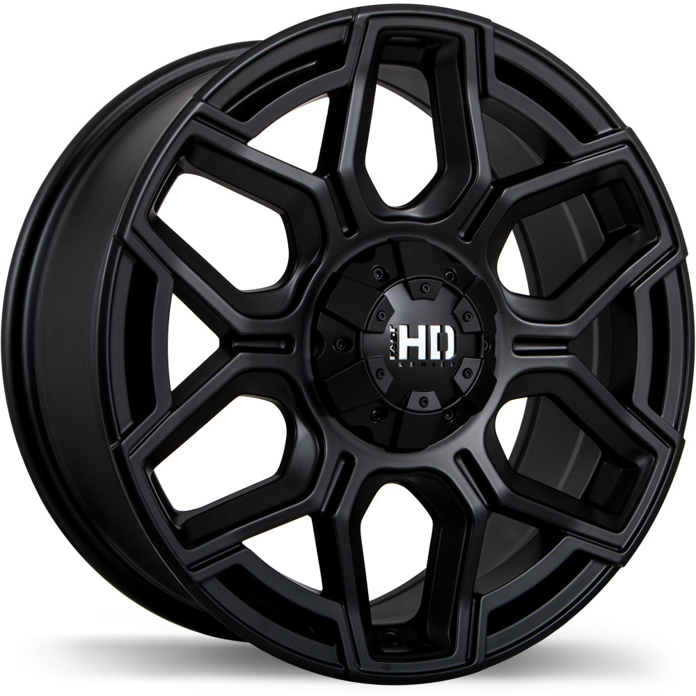 Fast HD Thunder Matte Black Wheel 18x8.0 5X114.3/127mm +40 78.1mm