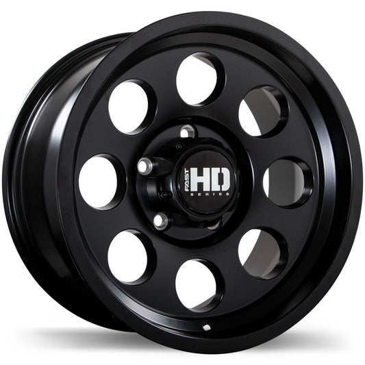 Fast HD Detour Satin Black Wheel 17x9.0 5X127mm +0 87.1mm