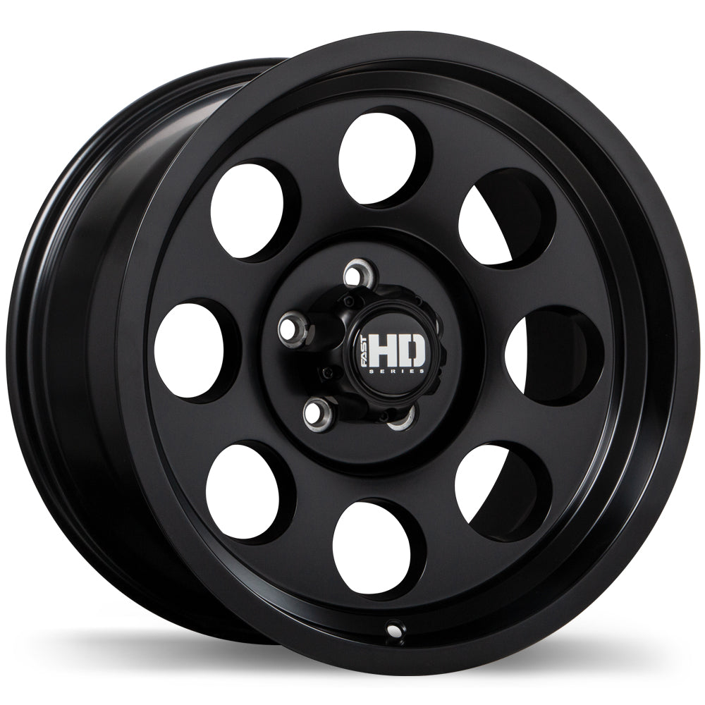 Fast HD Detour Satin Black Wheel 16x8.0 5X114.3mm +0 87.1mm