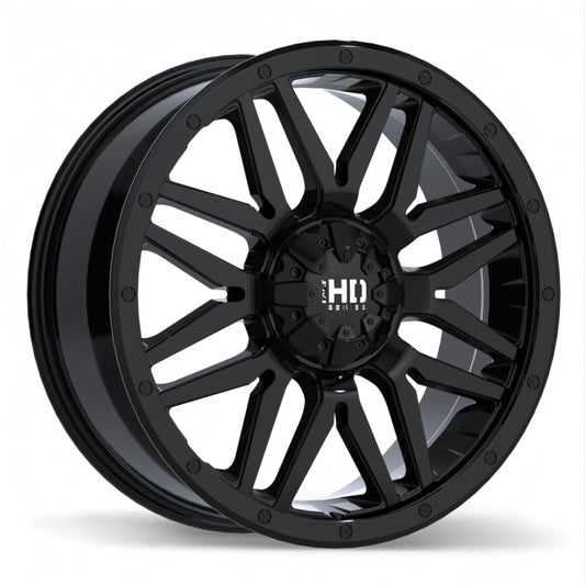 Fast HD Menace Gloss Black Wheel 22x9.0 6X139.7mm +45 95.1mm