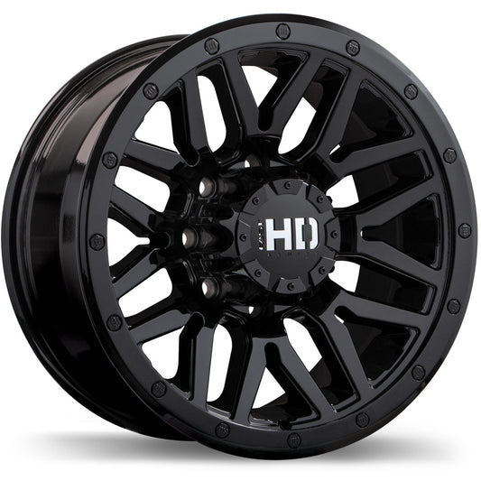 Fast HD Menace Gloss Black Wheel 17x8.0 8X180mm +15 125mm