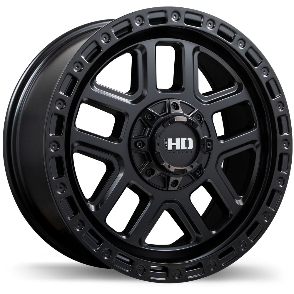 Fast HD Summit Satin Black Wheel 17x8.0 6X135/139.7mm +25 95.1mm