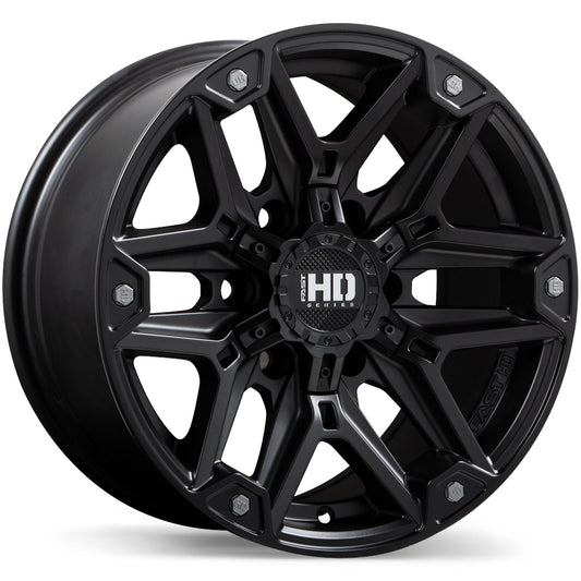 Fast HD RECON Satin Black Anthracite Wheel 17x8.0 6X139.7mm +20 78mm