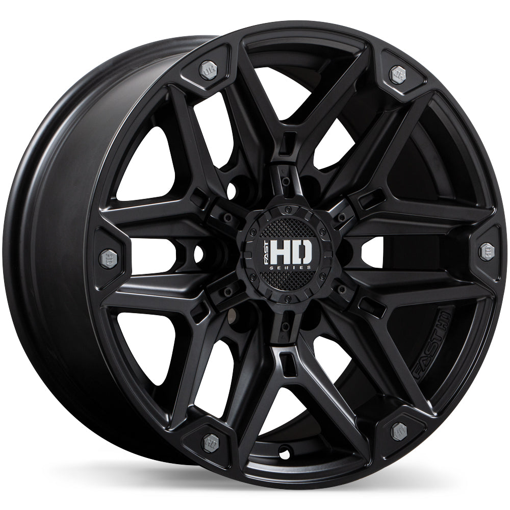 Fast HD RECON Satin Black Anthracite Wheel 17x8.0 6X139.7mm +20 95.1mm