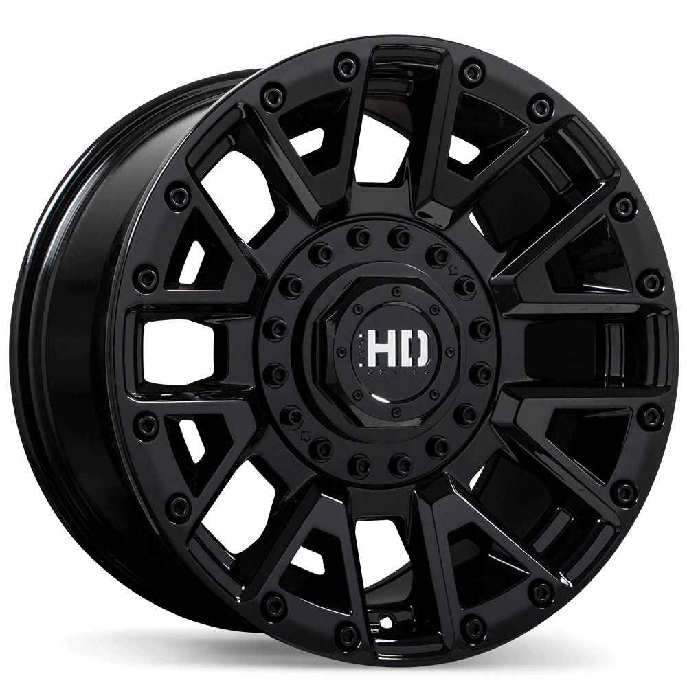[TEST] Fast HD Knuckles Gloss Black Wheel 18x9.0 8X165.1mm +0 125.0mm