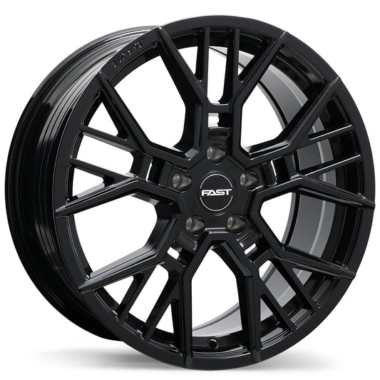 Fast Wheels Spectre Gloss Black Wheel 18x8.0 5X114.3mm +50 64.1mm