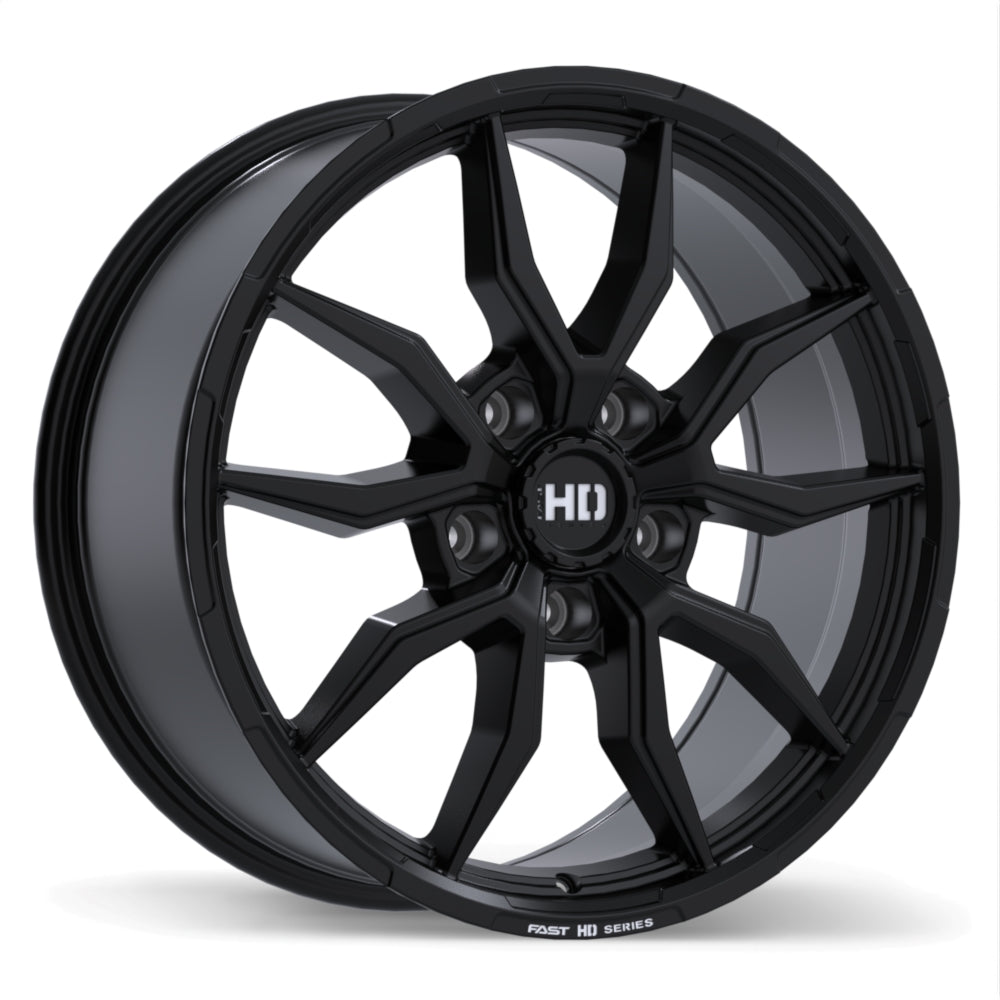 [TEST] Fast HD Grit Satin Black with Milling Wheel 20x9.0 5X139.7mm +48 64.1mm