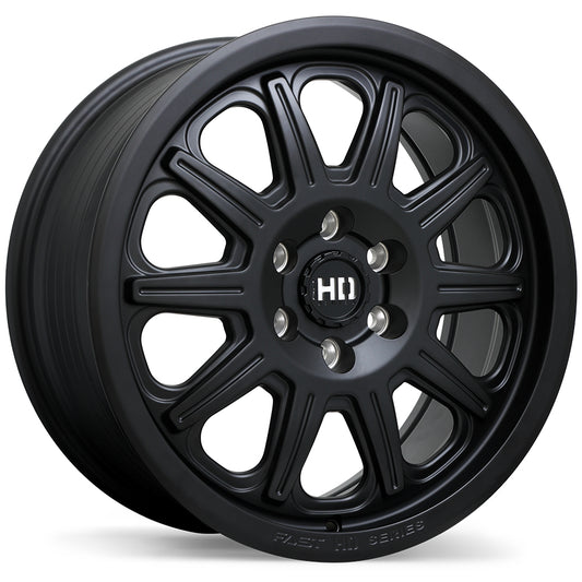 Fast HD Fury Satin Black Wheel 18x8.0 6X120mm +50 67.1mm