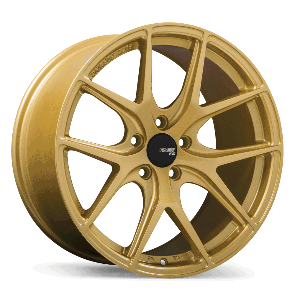 Fast Wheels FC04 Gold Wheel 17x8.0 5X114.3mm +40 72.6mm