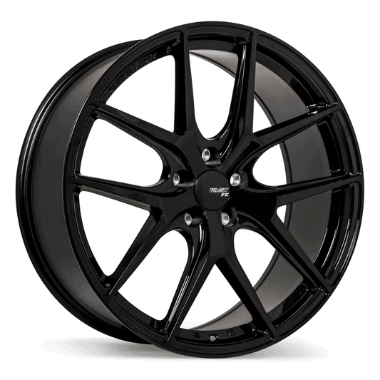 FC04 20x9.5 5x110mm +45 72.6mm BLK / MET