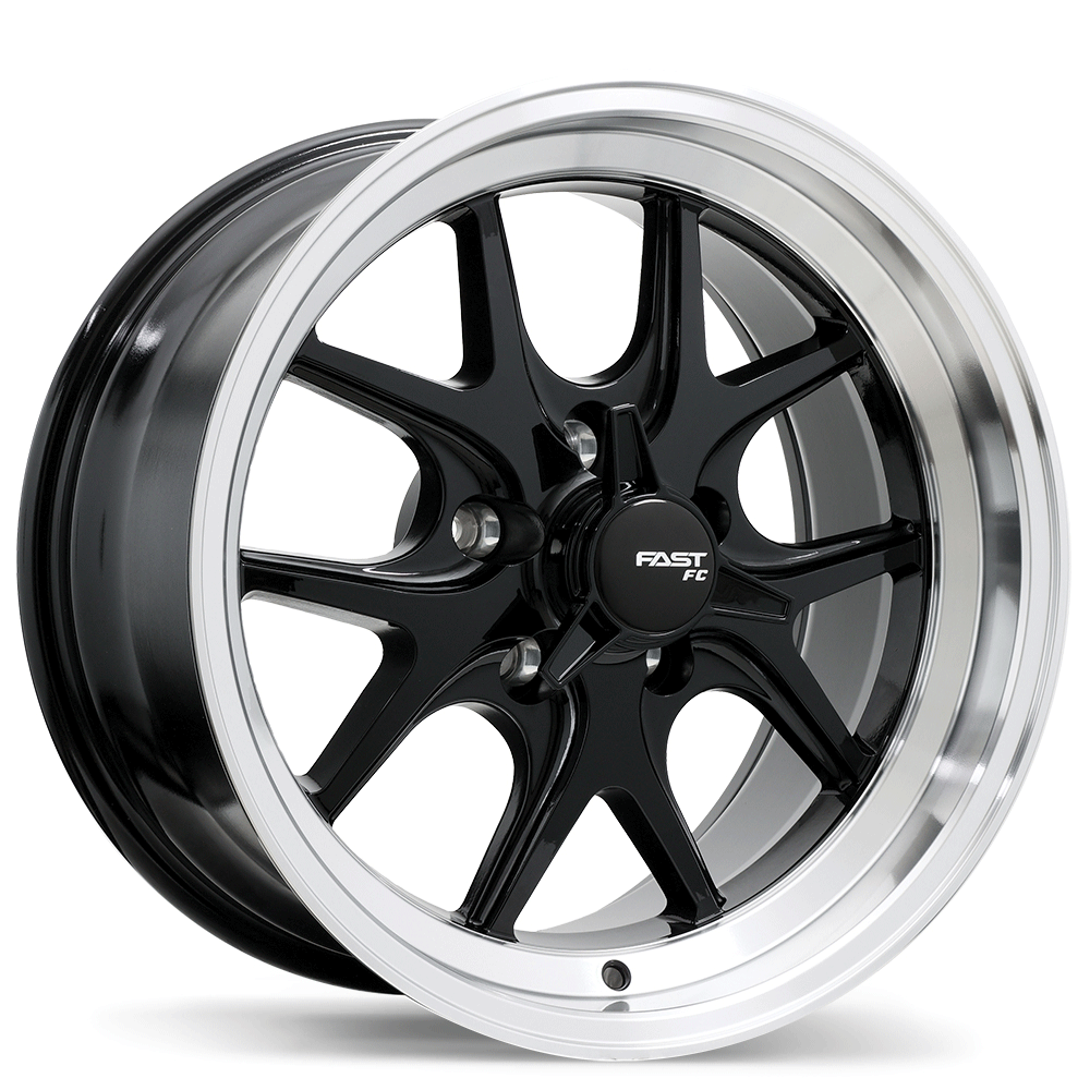 FC04V 18x9.0 5x114.3mm +0 72.6mm BLK / MCHL