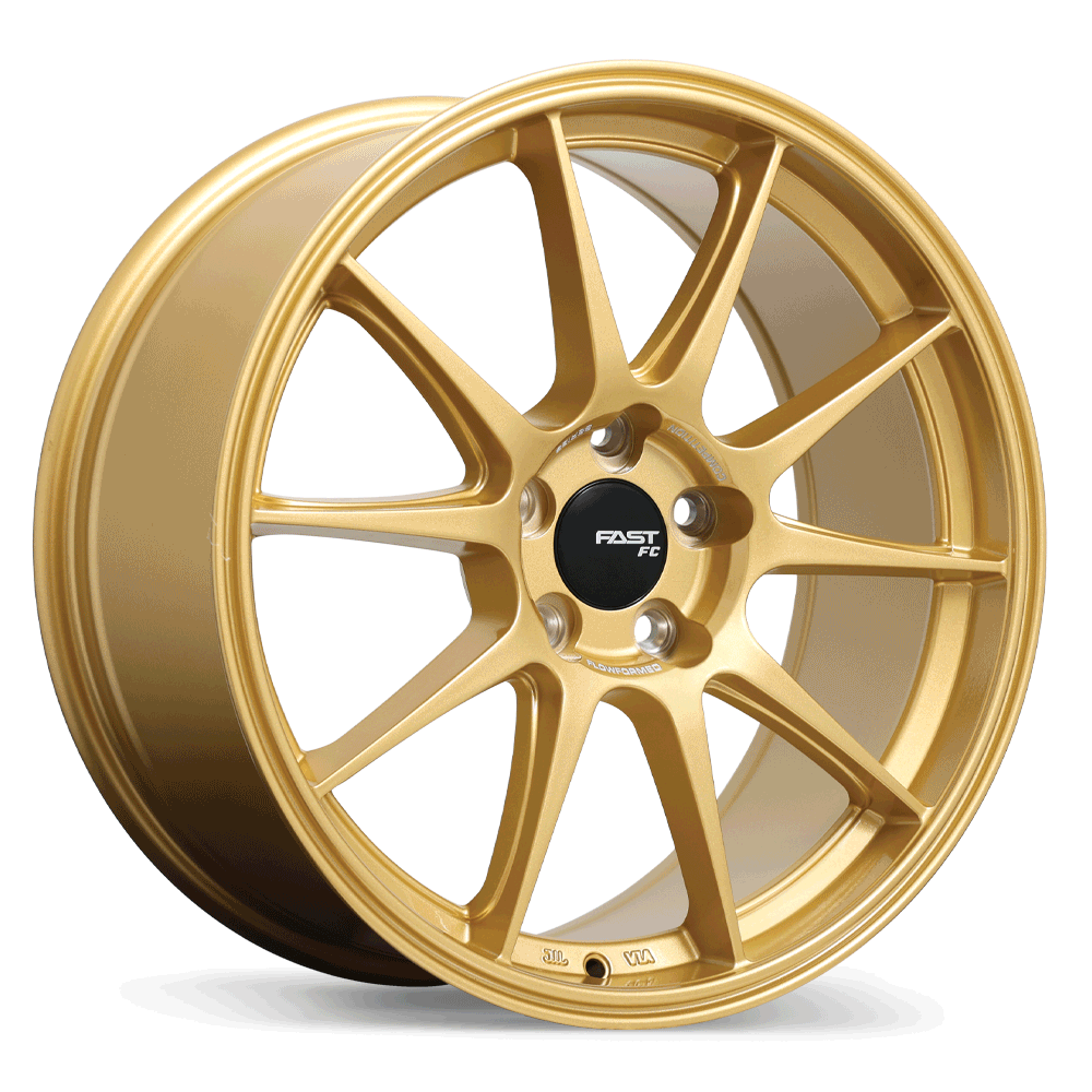 Fast Wheels FC08 Gold Wheel 18x8.0 5X112mm +40 72.6mm