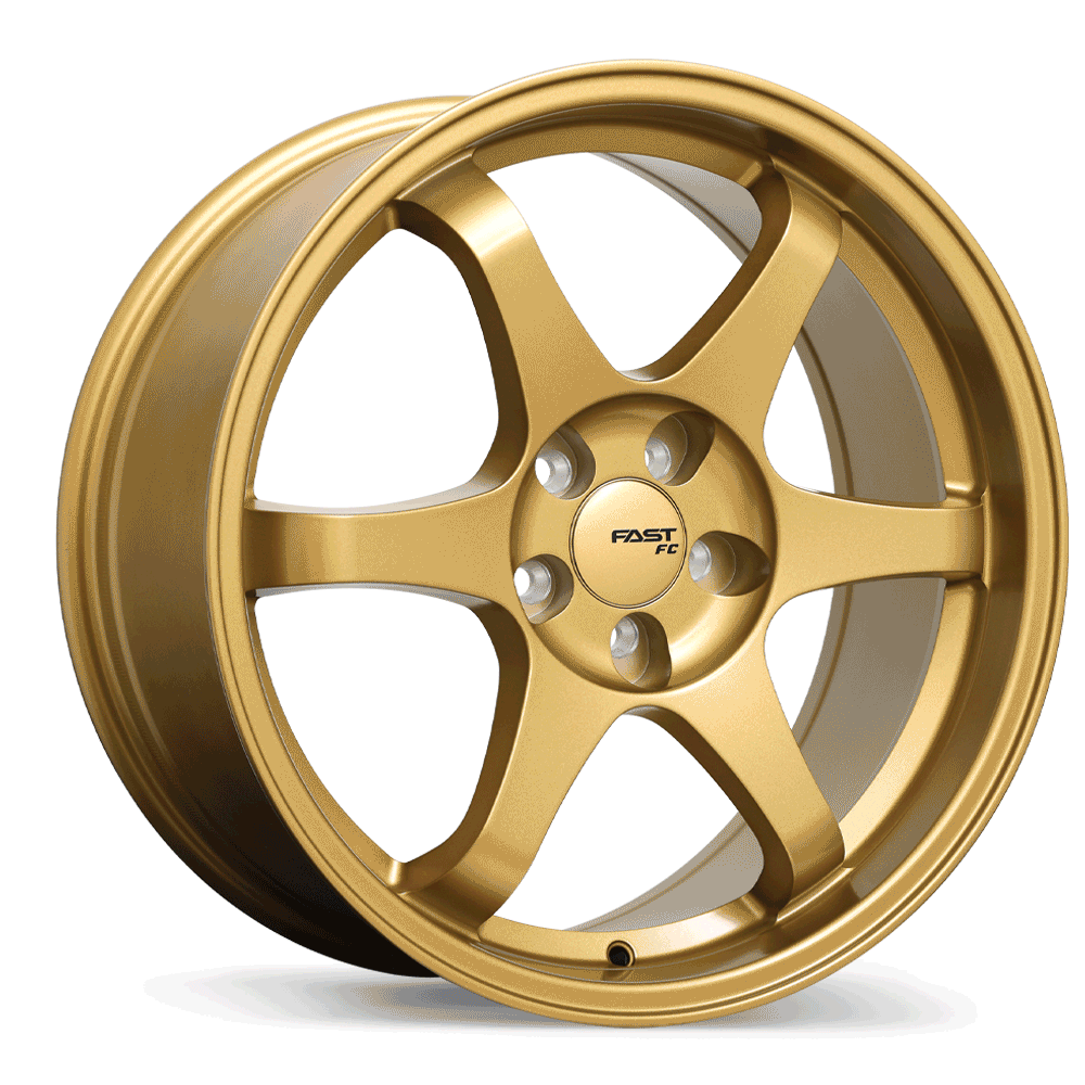 Fast Wheels FC09 Satin Gold Wheel 18x9.0 5X105mm +45 72.6mm