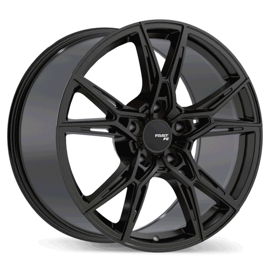 Fast Wheels FC10 Gloss Black Anthracite Wheel 19x10.5 5X114.3mm +45 56.1mm
