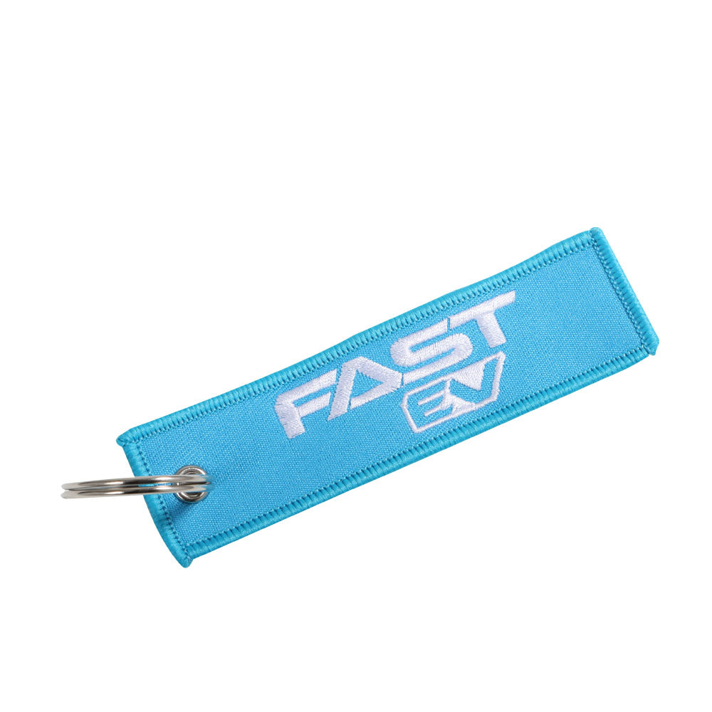 Fast EV Blue Jet Tag Keychain