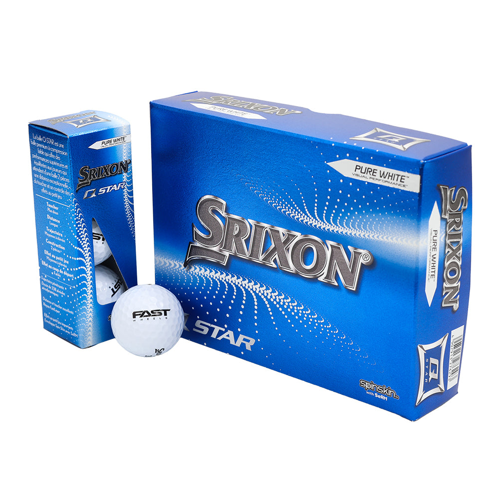 Fast Wheels / Srixon Q-Star Golf Balls (Dozen)
