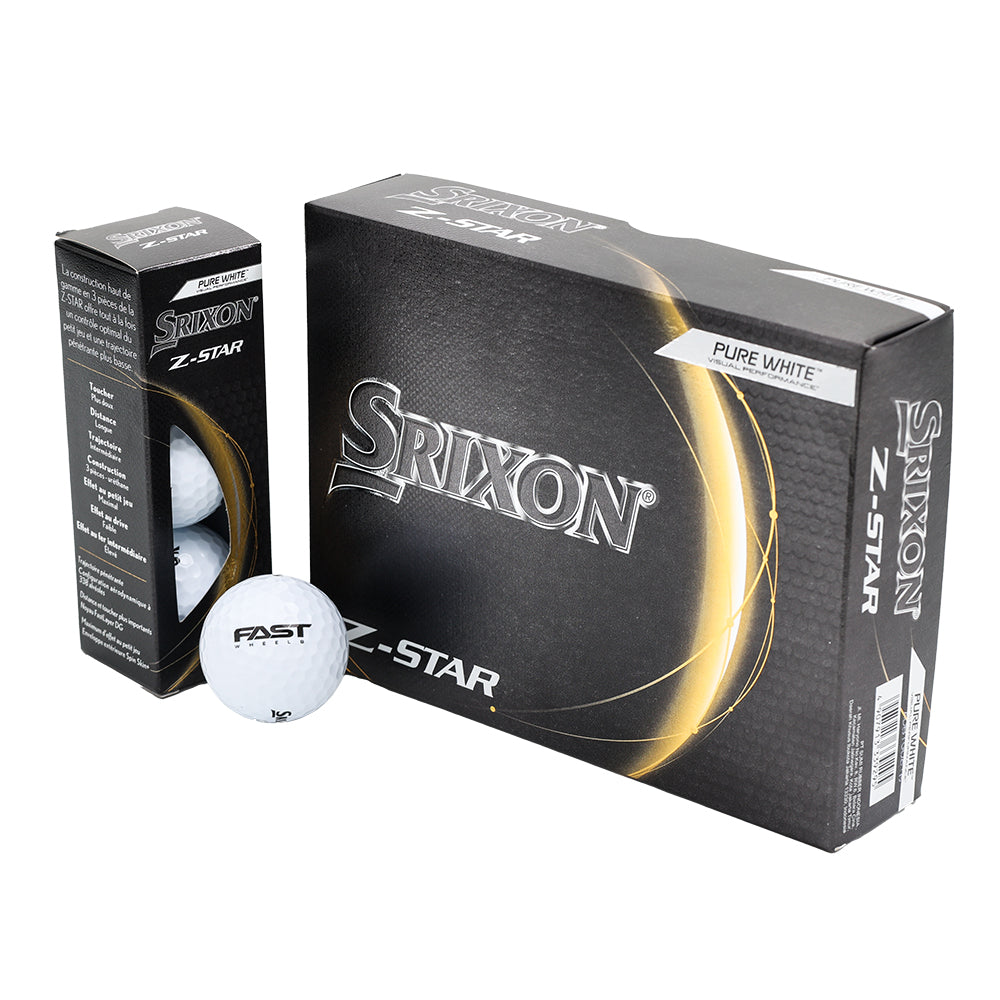 Fast Wheels / Srixon Z-Star Golf Balls (Dozen)