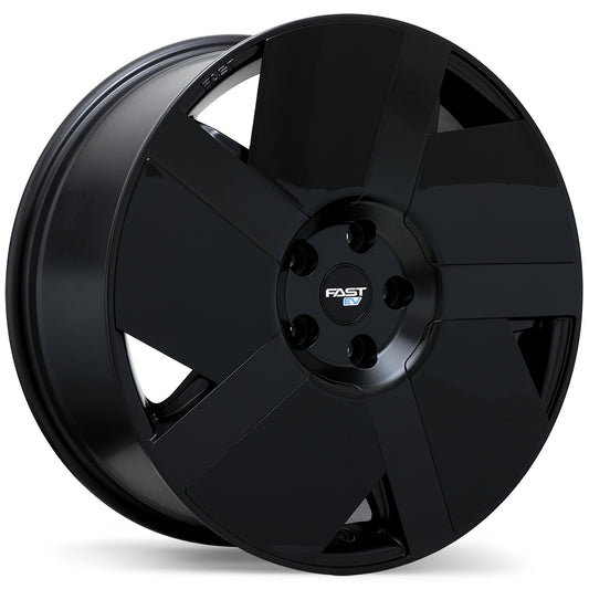 Fast Wheels EV06 Satin Black Wheel 18x8.5 5X114.3mm +38 67.1mm
