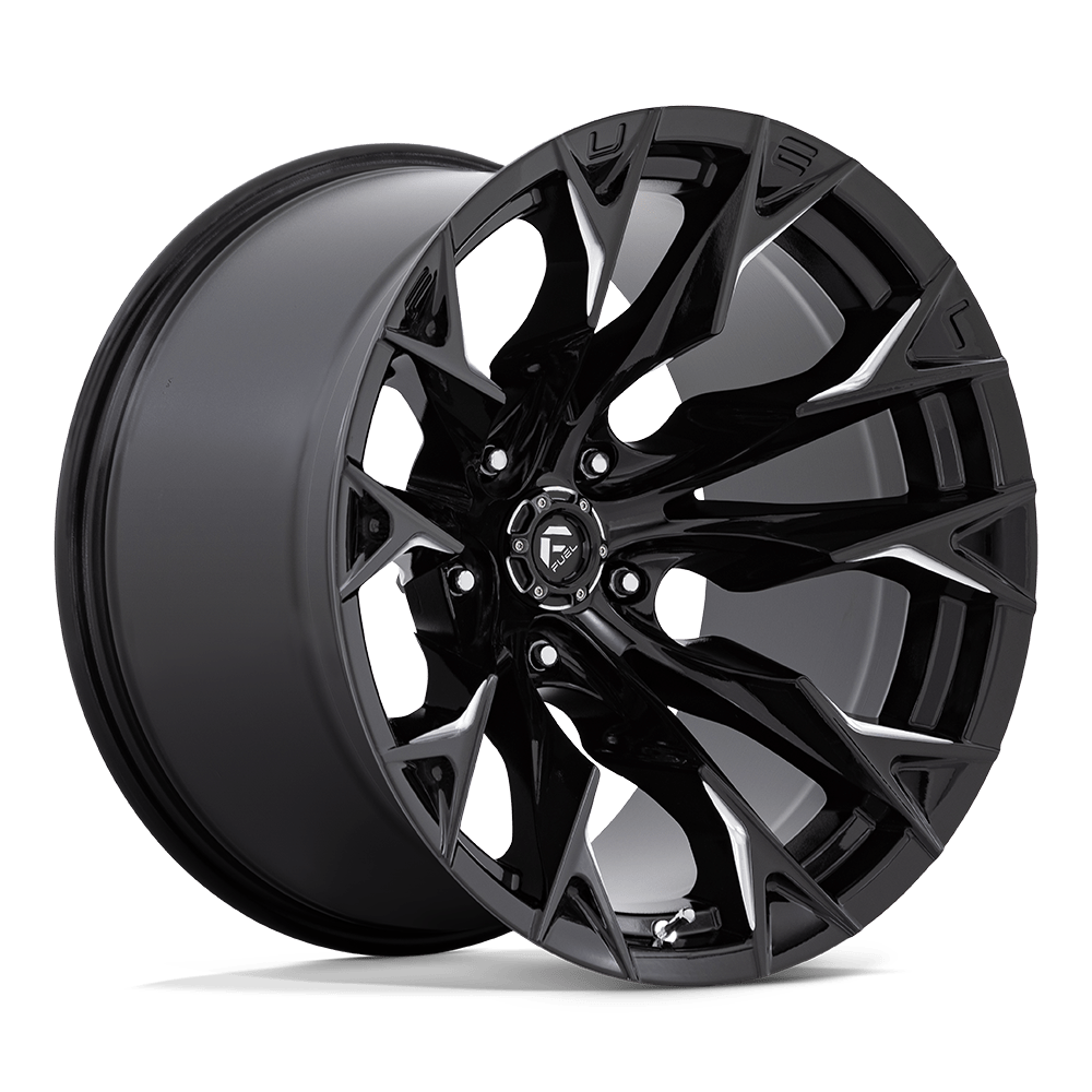 Fuel 1PC D803 FLAME GLOSS BLACK MILLED Wheel 20x12 5X127mm -44 71.5mm
