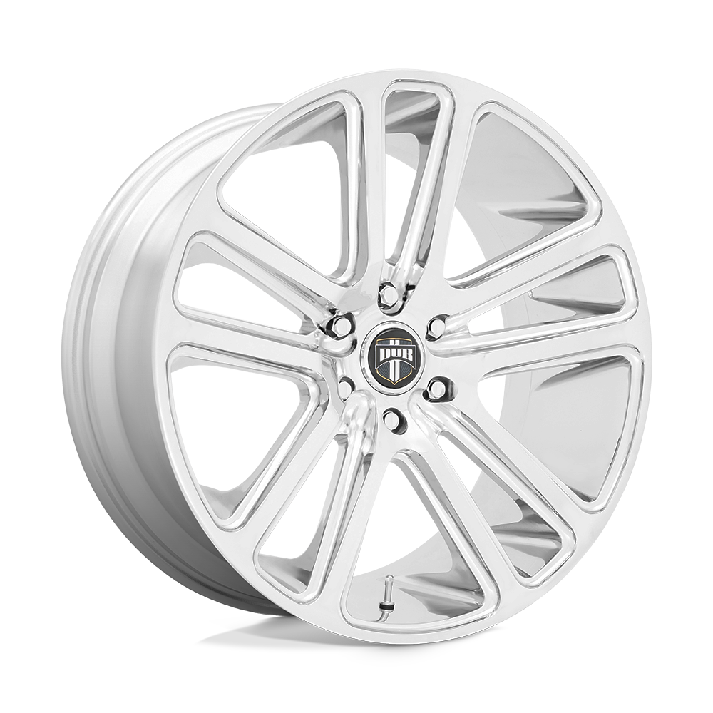 DUB 1PC S254 FLEX CHROME Wheel 22x9.5 6X139.7mm +25 106.1mm