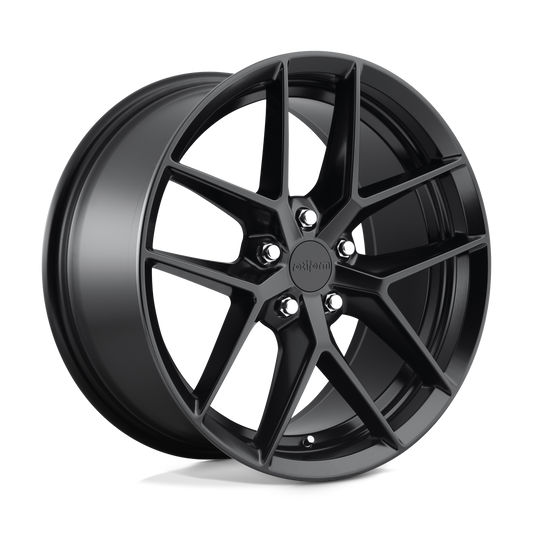 Rotiform R134 FLG MATTE BLACK Wheel 18x8.5 5X112mm +45 66.56mm