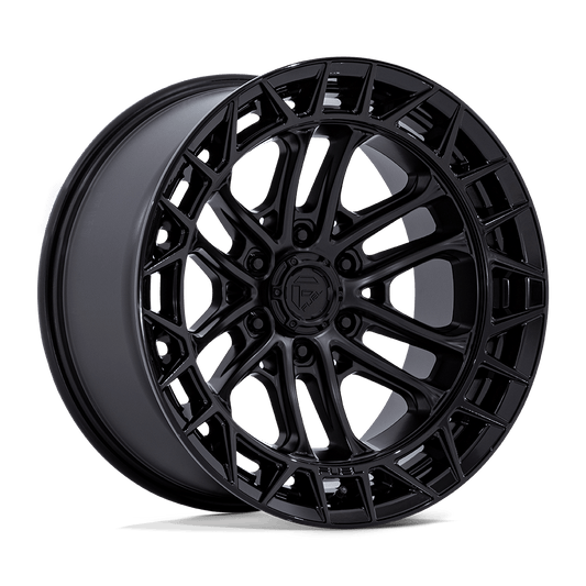 Fuel 1PC FC874 CELSIUS MATTE BLACK W/ G-BLK LIP Wheel 17x9 6X135mm +1 87.1mm
