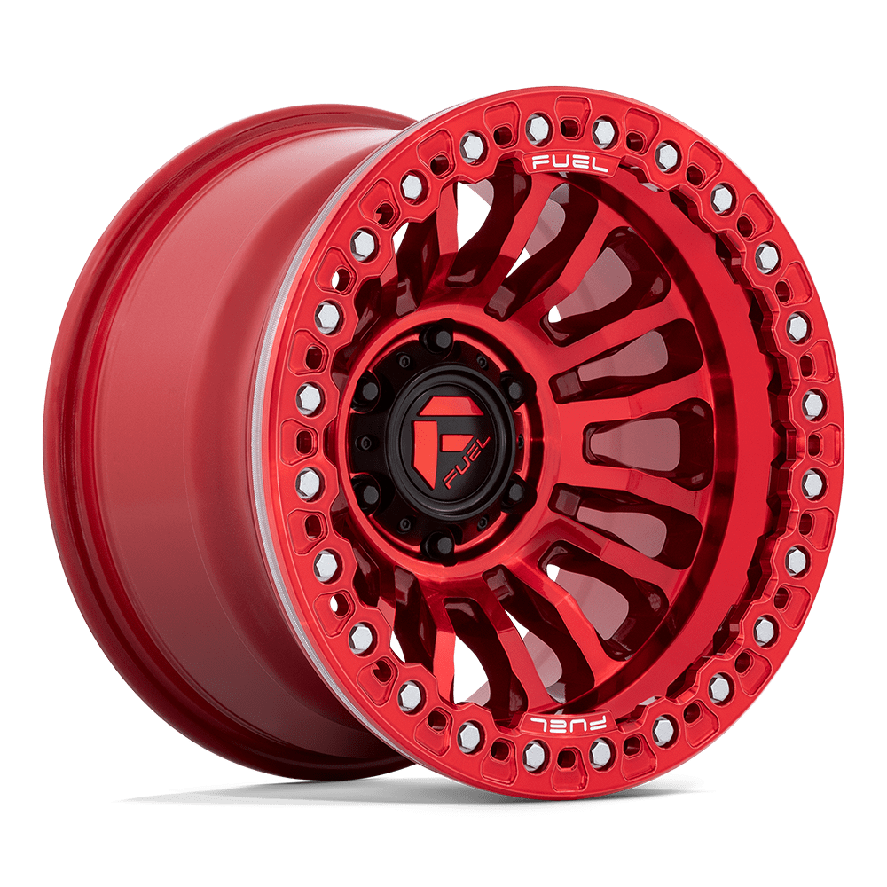Fuel 1PC FC125 RINCON BEADLOCK CANDY RED Wheel 17x9 5X127mm -38 71.5mm