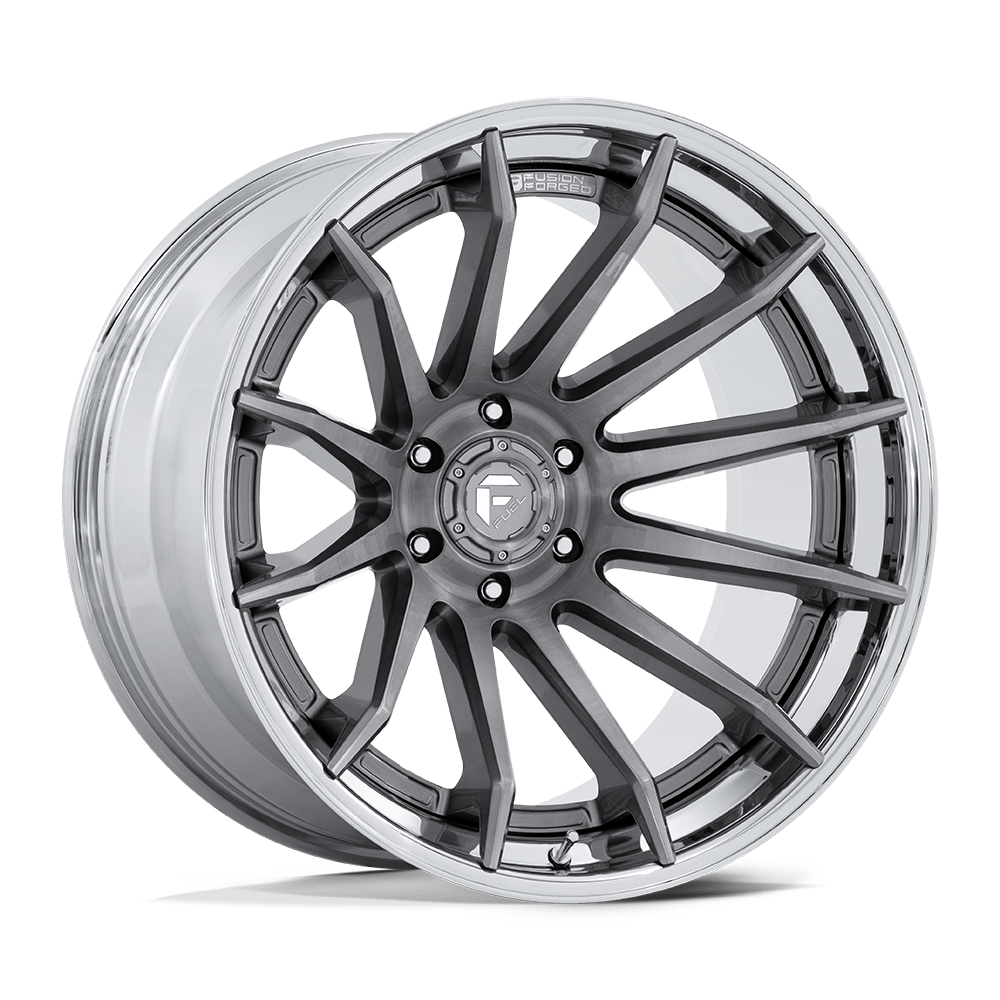 Fuel 1PC FC403 BURN PLATINUM W/ CHROME LIP Wheel 20x9 6X139.7mm +1 106.1mm