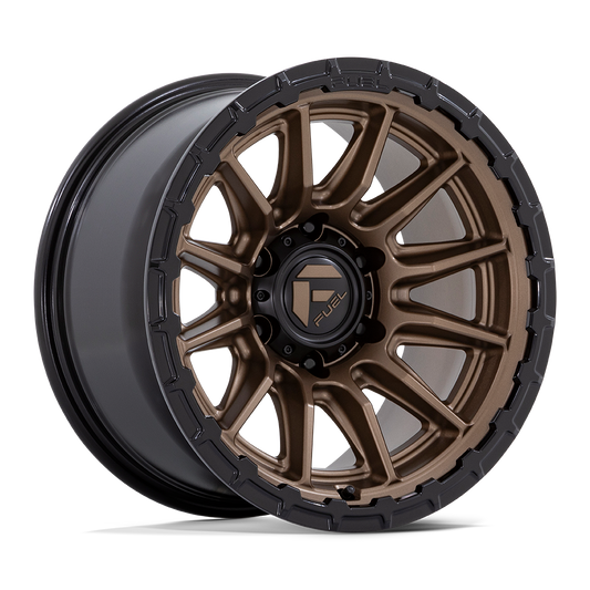 Fuel 1PC FC866 PISTON MATTE BRONZE W/ GLOSS BLACK LI Wheel 17x8.5 5X114.3mm +25 72.56mm
