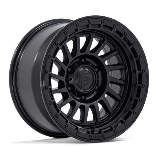Fuel 1PC FC897 HAVOC MATTE BLACK W/ GLOSS BLACK LIP Wheel 18x9 5X127mm +12 71.5mm